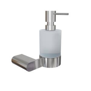 Дозатор Knotlor Блаженство LD102C хром, стекло матовое