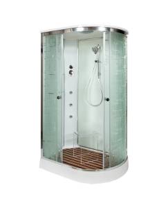 Душевая кабина AvaCan EM1512LGM с гидромассажем, 120x80x220