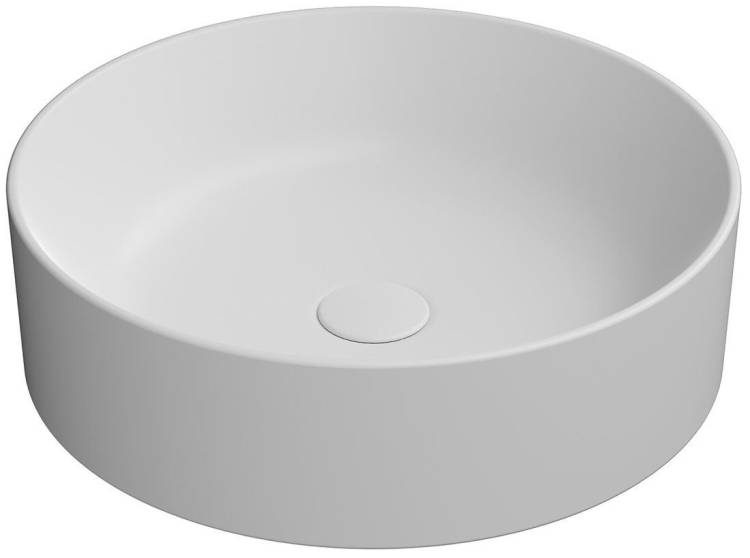 Раковина GSI Kube X 942709 белый матовый, 45x45