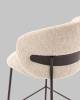 Стул полубарный Stool Group Блейз LV-109-S112-P-8019 капучино, каркас серо-коричневый, букле фото 7