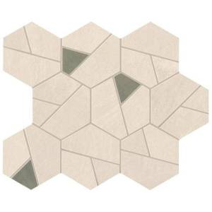 Мозаика Atlas Concorde Boost Pro A0QN Ivory Mosaico Hex Olive 25x28.5