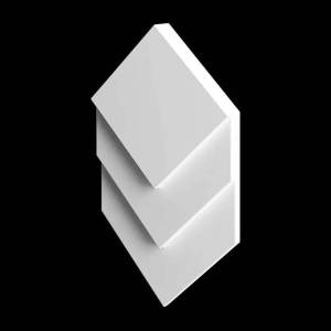 Дизайнерская панель Artpole E-0148 Grand Platinum глянец 34.7x3x20.4