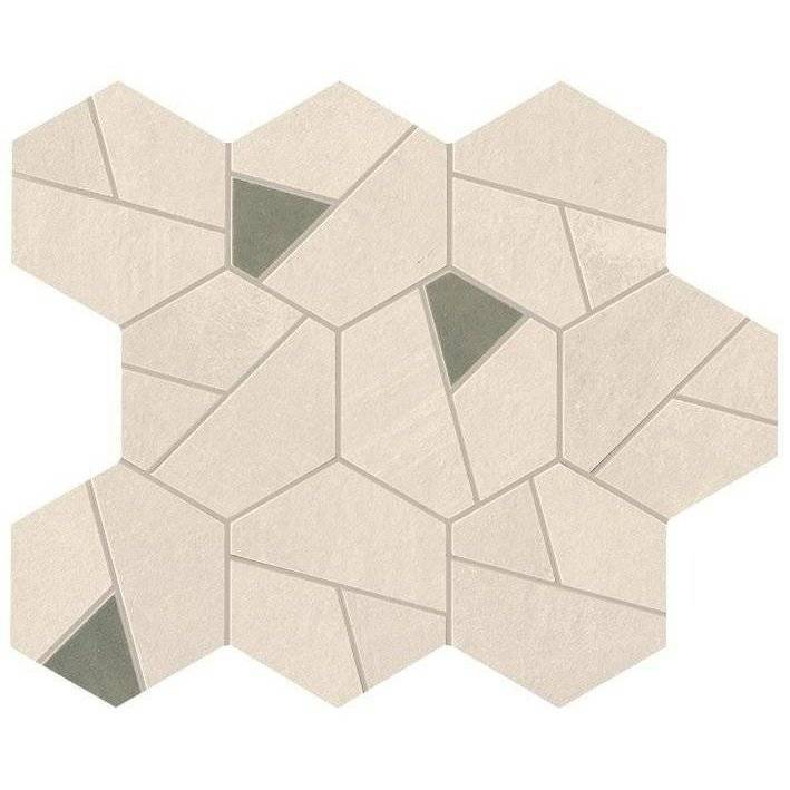 Мозаика Atlas Concorde Boost Pro A0QN Ivory Mosaico Hex Olive 25x28.5