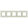 Рамка 5-постовая IEK Skandy SK-M52-G-K10 бежевый фото 3