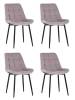 Набор из 4 стульев Stool Group Флекс AV 405-N15-08(P) X4 светло-сиреневый