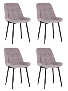 Набор из 4 стульев Stool Group Флекс AV 405-N15-08(P) X4 светло-сиреневый