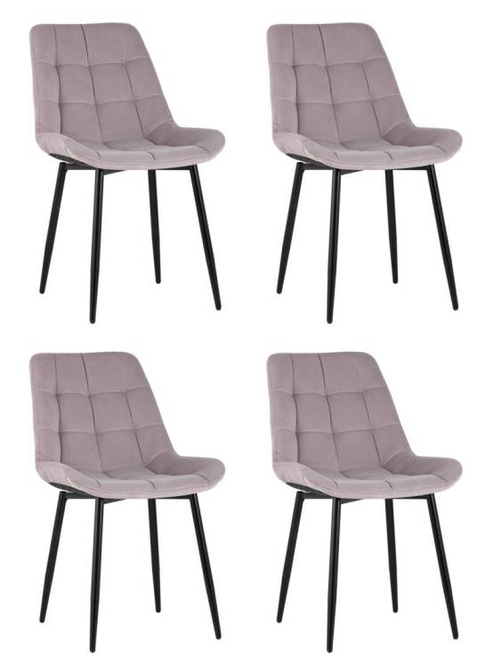 Набор из 4 стульев Stool Group Флекс AV 405-N15-08(P) X4 светло-сиреневый