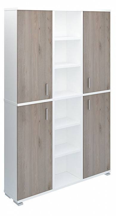 Шкаф книжный Merdes Домино нельсон ПУ-40-5 БЕН Белый
