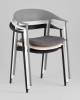 Стул Stool Group Eila PC018-C grey с подушкой, серый фото 9