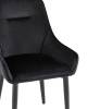 Набор из 4 стульев Stool Group Диана MC101-2 KD HLR-66 X4 черный фото 7