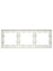 Рамка 3-постовая IEK Brite BR-M32-K36 жемчуг фото 3
