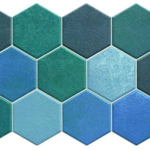 Керамическая плитка Realonda Ceramica Hex RLN0063 Aquamarine 26.5x51