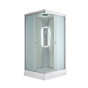 Душевая кабина AvaCan CK2080LED с подсветкой, 80x80x215