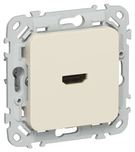 Розетка HDMI IEK Flite FI-H10-K86 сливочный