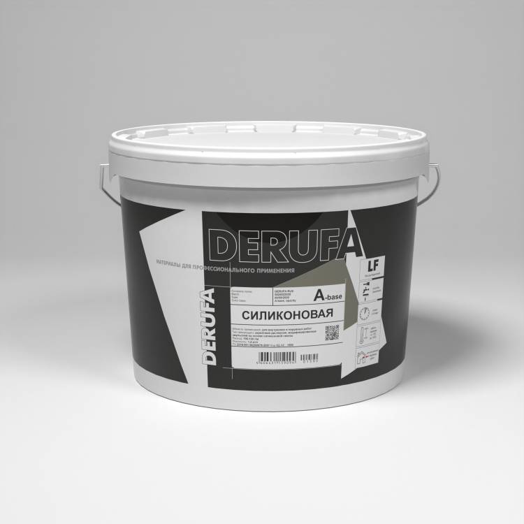 Краска фасадная Derufa Силиконовая 9 л