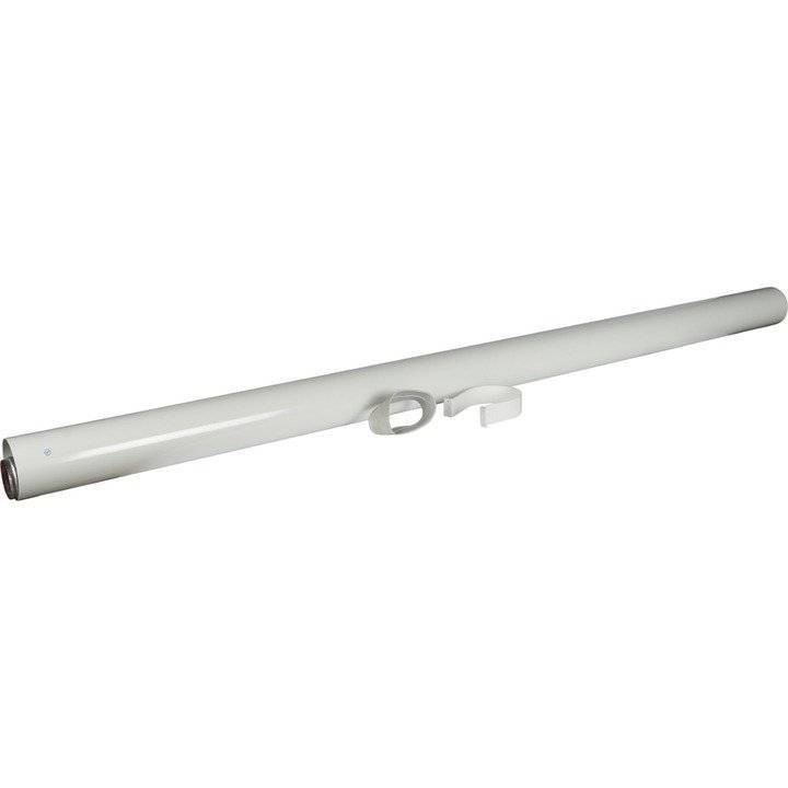 Труба Stout D60/100 труба коаксиальная 2000 мм п/м, уплотнения и хомут в комплекте