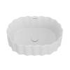 Мебельная раковина Kerama Marazzi Artbasin Conchiglia 50 накладная, с донным клапаном, белая матовая фото 2