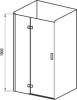 Душевая дверь в нишу Ravak SMSD2-100 A L Transparent, профиль хром фото 6