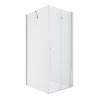 Душевое ограждение NEW TRENDY NEW SOLEO складные двери R 80x120x195 D-0152A/D-0151B (хром)