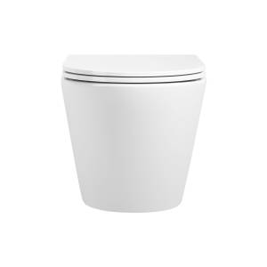 Унитаз подвесной Oliveeka Quiet Force OL-6016 безободковый, с микролифтом, белый