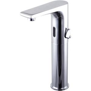 Электронный смеситель для раковины beWash Photocell BWAM0BH8038 со смешиванием, хром, 220В/6В