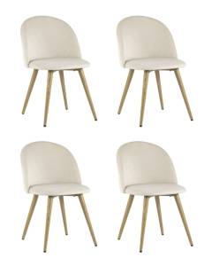 Набор из 4 стульев Stool Group Лион DC-69030 HLR-2 X4 кремовый