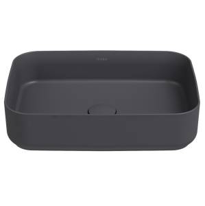 Раковина Isvea Infinity 10NF65050SV-2C антрацит матовый, 50x36