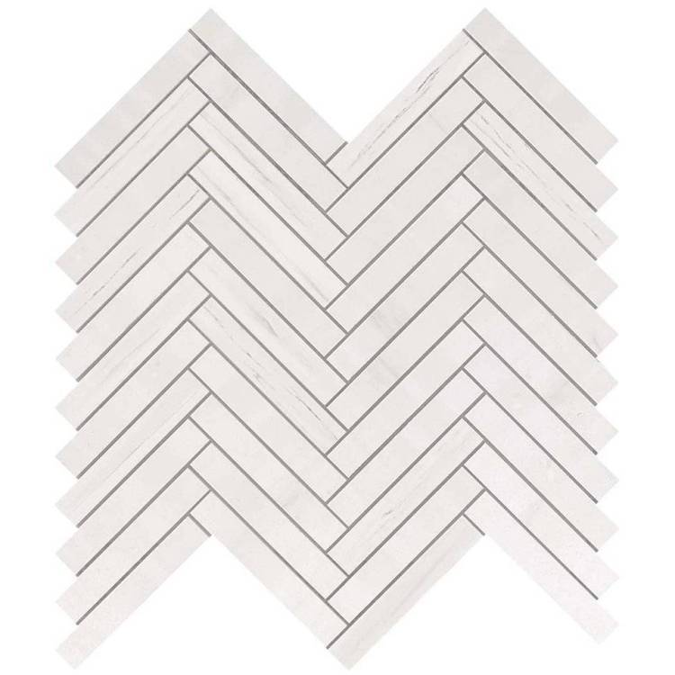 Керамогранит Atlas Concorde Marvel Stone 9SHD Bianco Dolomite Herringbone Wall 30x30.5