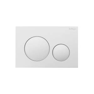 Кнопка смыва BelBagno BB-17C-BL белая глянцевая