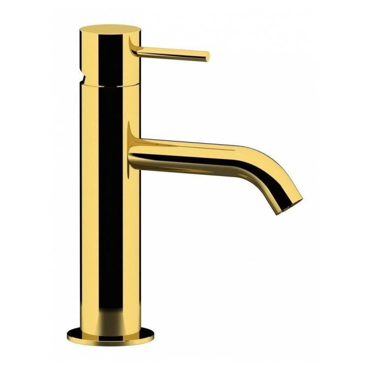 Смеситель для раковины Remer X-Style X10DO золотой глянцевый