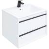 Тумба с раковиной Aquanet Lino 60 271943 подвесная, белый матовый фото 4