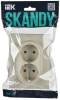 Розетка 2-местная с заземлением и шторками IEK Skandy SK-R24-16-K10-F бежевый фото 6