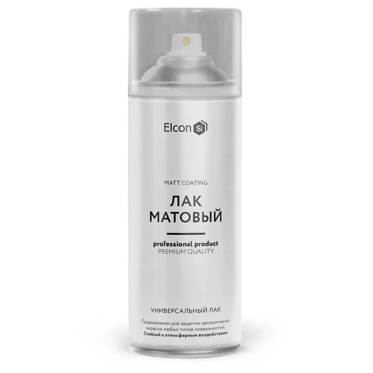 Лак универсальный Elcon матовый 520 мл