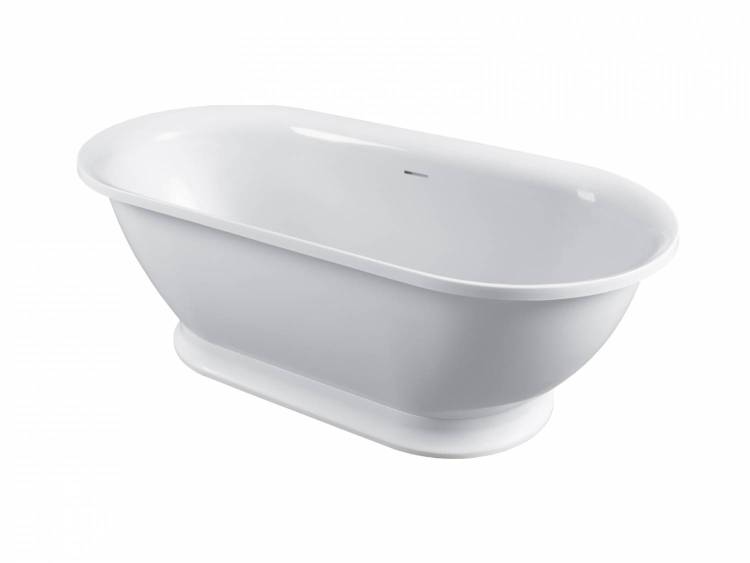 Ванна из искусственного камня Belux Анжело Ан-1650 белая матовая