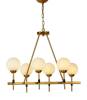 Подвесная люстра Lumina Deco Aldono LDP 7004-6 MD+BK фото 3