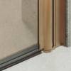Душевая дверь в нишу MaybahGlass MGD-433-2 профиль бронза, стекло бронза матовая, 1980x800 фото 6