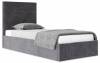 Кровать 900х2000 НК-Мебель Соната 72306386 Серый 110.3x149.4x214.1