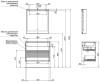 Тумба с раковиной Aquanet Милан 00316703 85 черный глянец фото 3