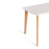Стол обеденный Tetchair Claire 21288 белый, ножки натуральный 110(140)x75x75 фото 11