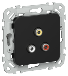 Розетка RCA IEK Flite FI-R10-K02 черный