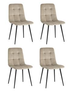 Набор из 4 стульев Stool Group Одди AV 406N-Cl-08 X4 бежевый