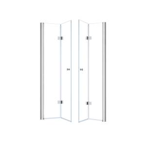 Душевая дверь в нишу Cezares ELENA-W-BS-22-180-C-Cr профиль хром, стекло прозрачное, 180x195
