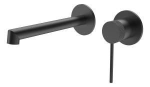 Смеситель для раковины Vincea Rim VBFW-2RM1GM встраиваемый, вороненая сталь