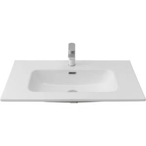 Раковина Aquanet Flat 330431 80 см, белая матовая