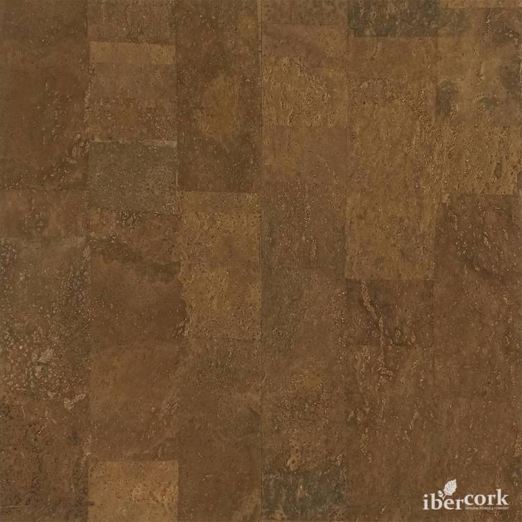 Пробковое покрытие IberCork Саламанка маррон 6 SG Клеевое 600x300x6