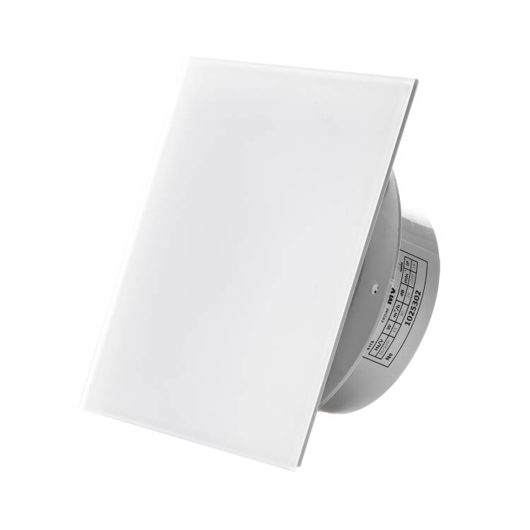 Вытяжной вентилятор SlimVent МV 100 96006 стекло, белый матовый