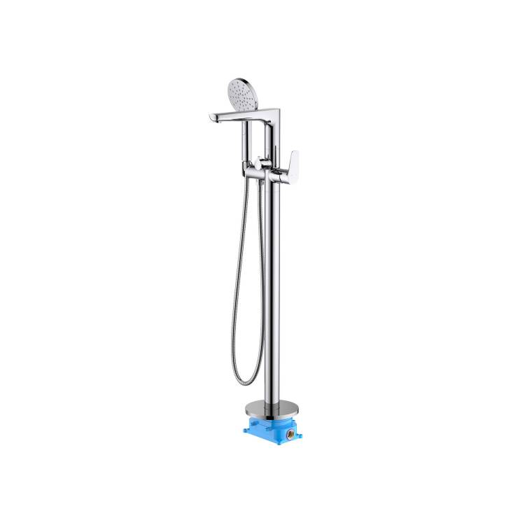 Смеситель для ванны Aquatek Бетта AQ1145CR внешняя и скрытая часть, хром