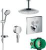 Душевой комплект Hansgrohe Raindance Select E 300 27337000+26630000+27506000+15763000+1800180