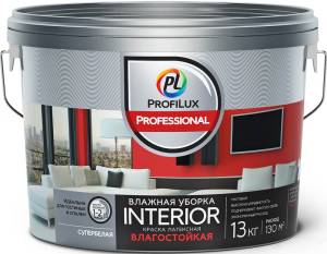 Краска для стен и потолков водно-дисперсионная Profilux Professional Interior матовая 13 кг