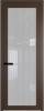 Межкомнатная дверь Profil Doors 1 AGP цвет профиля Деорэ, стекло безопасное 6 мм страйп 800x2000